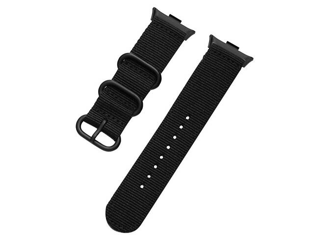 Нейлоновий ремінець Primo Traveller для годинника Xiaomi Redmi Watch 4 / Xiaomi Smart Band 8 Pro - Black - Фото 3