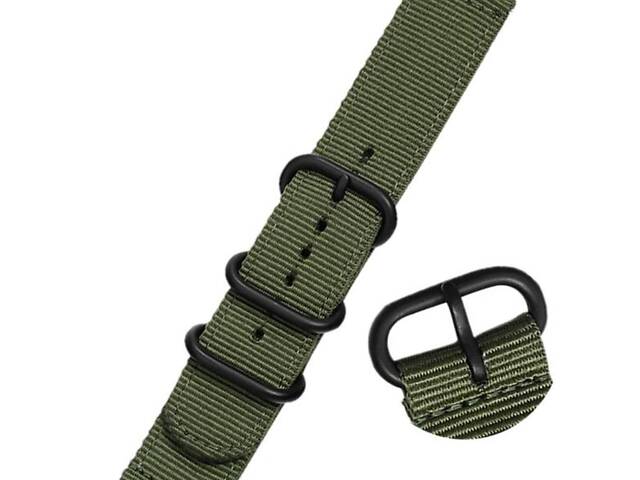 Нейлоновий ремінець Primo Traveller для годинника Xiaomi Redmi Watch 4 / Xiaomi Smart Band 8 Pro - Army Green - Фото 5