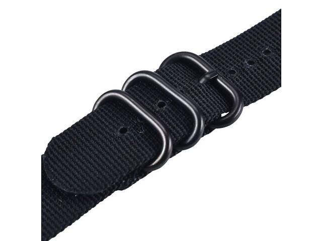 Нейлоновий ремінець Primo Traveller для годинника Xiaomi Redmi Watch 4 / Xiaomi Smart Band 8 Pro - Black - Фото 5