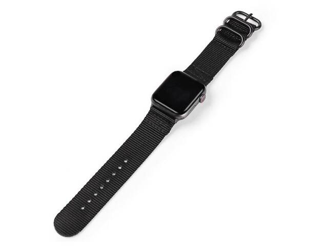 Нейлоновий ремінець Primolux Traveller для годинника Apple Watch 42mm / 44mm / 45mm - Black - Фото 2