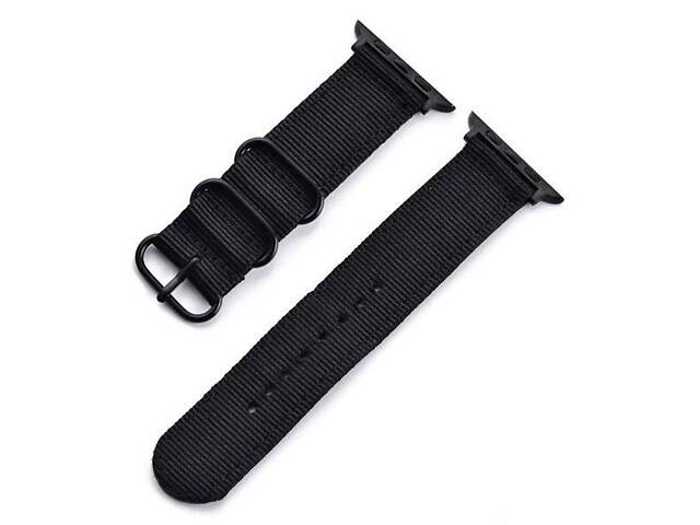 Нейлоновий ремінець Primolux Traveller для годинника Apple Watch 42mm / 44mm / 45mm - Black - Фото 3