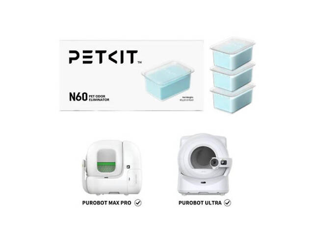Нейтралізатор запаху Petkit Pet Odor Eliminator N60 3шт (P9224) - Фото 2