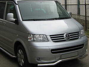 Нижня губа хвиля ST007 (нерж) для Volkswagen T5 Caravelle 2004-2010 рр