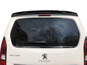 Нижняя кромка стекла (нерж.) OmsaLine - Итальянская нержавейка для Peugeot Partner/Rifter 2019- гг