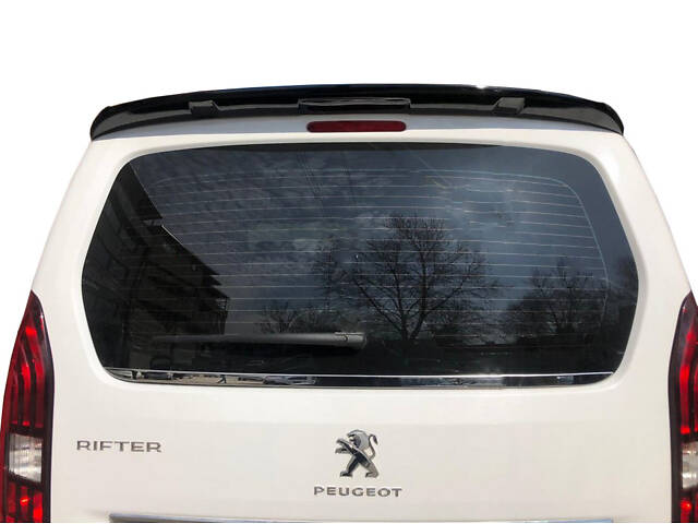Нижняя кромка стекла (нерж.) OmsaLine - Итальянская нержавейка для Peugeot Partner/Rifter 2019- гг - Фото 1