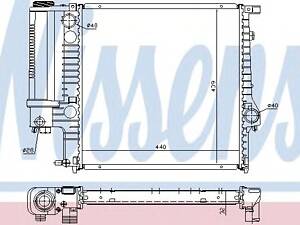 Nissens 60623. Радіатор, охолодження двигуна