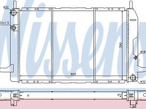 Nissens 62213. Радиатор, охлаждение двигателя