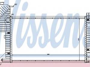 Nissens 62664A. Радіатор охолодження двигуна