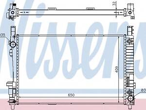 Nissens 62799A. Радіатор, охолодження двигуна