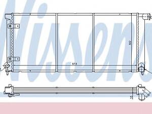 Nissens 65175. Радіатор, охолодження двигуна