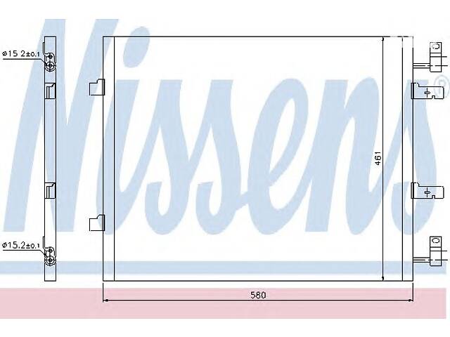 Nissens 940147. Конденсатор, кондиціонер