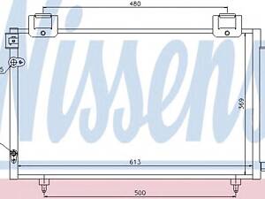 Nissens 94730. Конденсатор, кондиционер