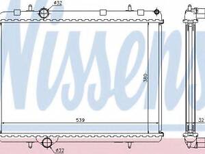 NISSENS CITROEN Радиатор охлаждения двиг. BERLINGO 1.6 05-, XSARA PICASSO 1.6 04-, PEUGEOT NISSENS 636006 на CITROËN XS