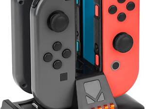 NITHO Зарядное устройство совместимое с Nintendo Switch и моделью OLED для Joycon