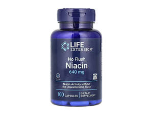 No Flush Niacin 640 mg - 100 капсул