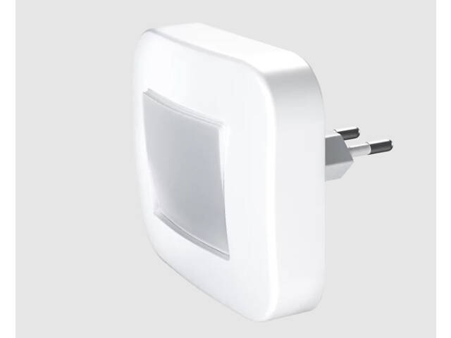Нічник 0.2W 220V 3lm 3000K 65x73x84mm [4058075266803] Ledvance LUNETTA Hall з датчиком освітленості в розетку - Фото 1