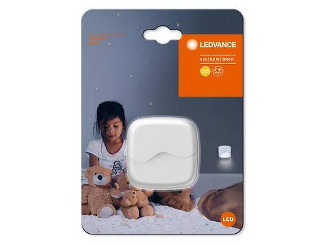 Нічник 0.50W 220V 5lm 3000K 55x60x60mm [4058075399662] Ledvance LUNETTA Wave в розетку з датчиком освітленості - Фото 2