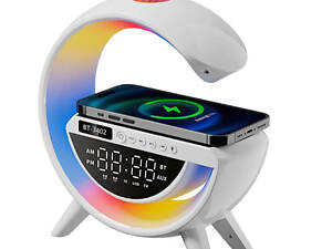 Нічник LED лампа RGB колонка у вигляді літери G BT 3402