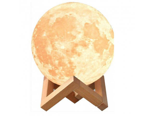 Нічник світиться місяць Moon Lamp 13 см, Нічник для дитини на ніч, Нічник для гарного сну дитини - Фото 6