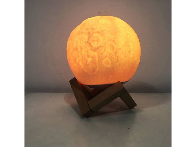 Нічник світиться місяць Moon Lamp 13 см, Нічник для дитини на ніч, Нічник для гарного сну дитини - Фото 8