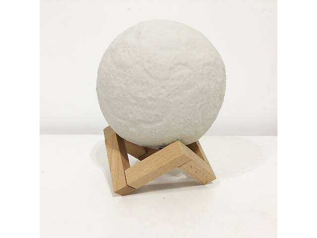 Нічник світиться місяць Moon Lamp 13 см, Нічник для дитини на ніч, Нічник для гарного сну дитини - Фото 9