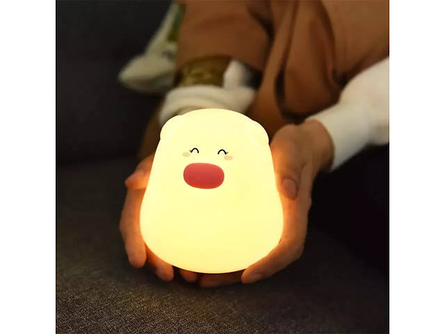 Ночной светильник силиконовая свинка Mini Pig - Фото NaN