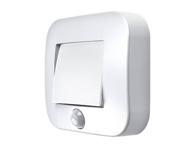 Нічник 0.3W 4.5V 14lm 4000K 3x1.5AAА 84x22x73mm [4099854530999] Osram NIGHTLUX Hall з сенсором руху і світ. - Фото 1