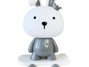 Нічник дитячий Зайчик на скейтборді Mega Zayka MGZ-1407 (Grey)