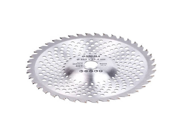 Ніж для тримера Sigma з твердосплавними напайками 255x25.4мм 40T хвилястий (5624621) - Фото 4