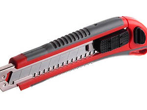 Ніж Intertool 18 мм автозамок + 3 леза (HT-0508)