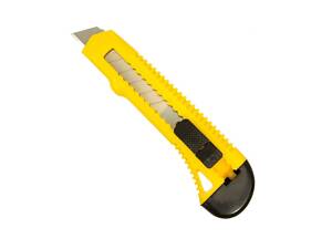 Нож канцелярский универсальный большой 18мм E40513 Economix (4044572405135) Жёлтый