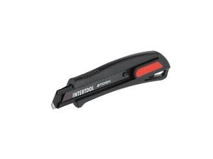 Нож сегментный Intertool-Storm - 18 мм мультифункциональный