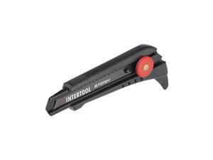 Нож сегментный Intertool-Storm - 18 мм винтовой для линолеума