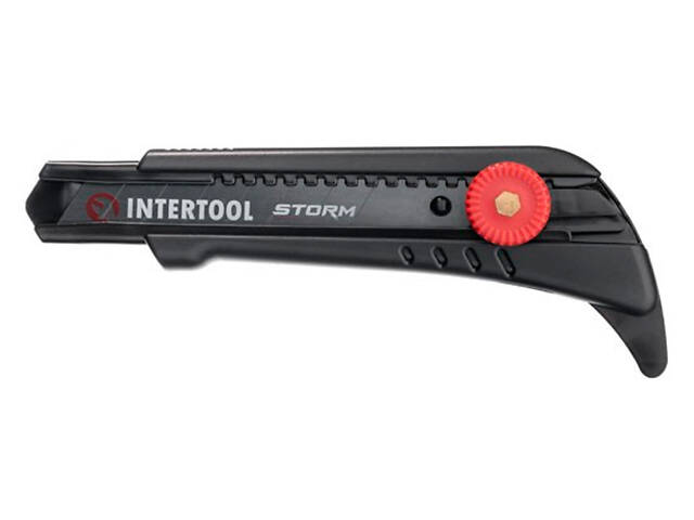 Ніж сегментний Intertool-Storm 18 мм гвинтовий для лінолеуму (HT-0539) - Фото 6