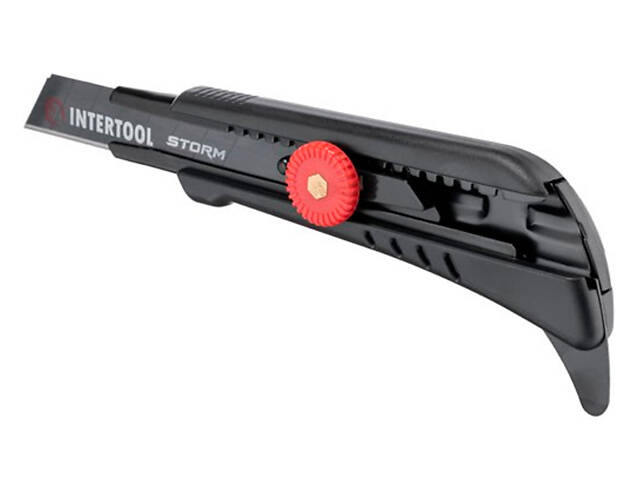 Ніж сегментний Intertool-Storm 18 мм гвинтовий для лінолеуму (HT-0539) - Фото 7