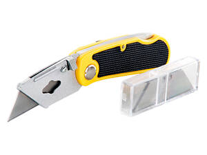 Нож Сила трапециевидный металлический прорезиненный (400232)