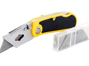 Нож Сила трапециевидный металлический прорезиненный (400232)