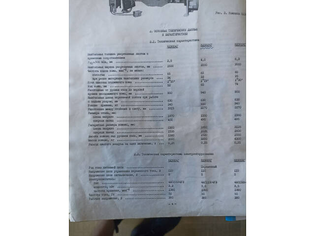 Ножиці кривошипні листові НД3316Г - Фото 4