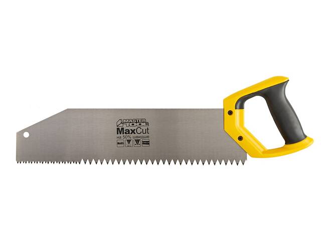 Ножівка столярна MASTERTOOL 2TPI/5TPI MAX CUT 400 мм загартований зуб 2-D заточування поліроване 14-2704 Ножівка столярна MASTERTOOL 2TPI/5TPI MAX CUT 400 мм загартований зуб 2-D заточування поліроване 14-2704