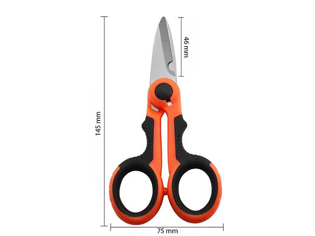 Ножиці електрика для різання проводу, довжина 145мм, універсальні [GJ174] Tactix - Фото 5