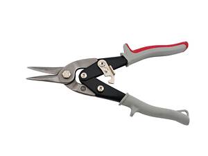 Ножиці по металу Intertool 250 мм прямі ХРОМ (HT-0180)