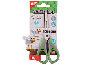 Ножницы канцелярские для левши YES Minecraft 480434 13 см