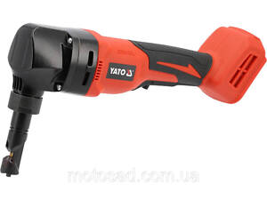 Ножиці електричні для бляхи акумулят.YATO Li-Ion 18В,лист T=1.2-2.5мм,макс.T=215мм( БЕЗ АКУМУЛЯТОРА)