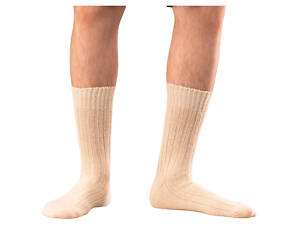 Шкарпетки білі з натуральної вовни «Nebat» 39-42