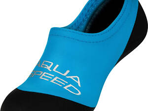 Носки для бассейна Aqua Speed NEO SOCKS 6106 (177-01) 28-29 Черно-голубой (5908217661067)