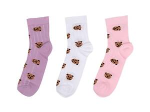 Дитячі шкарпетки для дівчинки Gabbi NSD-644 18-20 (90644) Різнокольорові 6 шт.