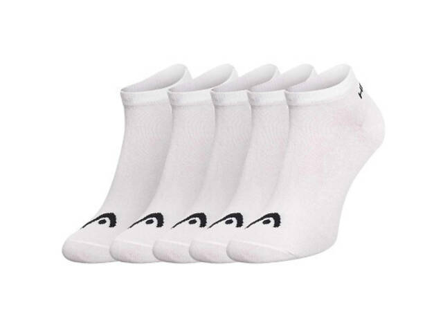 Носки Head Sneaker 3P Unisex 781501001-300 5 пар Білий 39-42 (8718824640907) - Фото 1