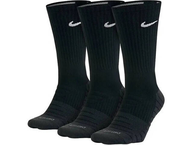 Носки Nike U NK EVERYDAY MAX CUSH CREW 3PR SX5547-010 38-42 3 пари Чорні (091206413275) - Фото 1