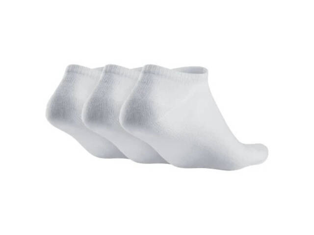 Носки Nike U NK LTWT NS 3PR-VALUE SX2554-101 38-42 3 пари Білі (659658575653) - Фото 2