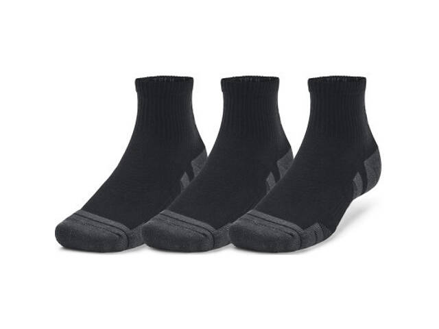 Носки Under Armour 1379510-001 Performance Tech 3 пари Qtr чорний LG (196884000998) - Фото 1